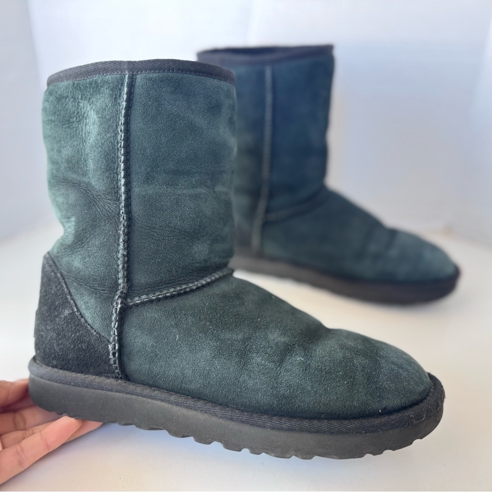 UGG Black Short Lined Winter Boots 1016223 Shoes Women’s Size 7